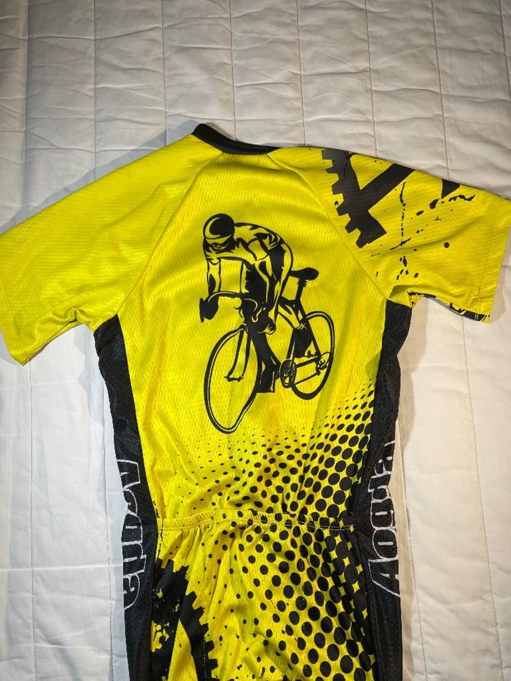 Yellow Cycling Jersey